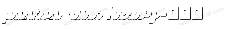 panton rust heavy字体转换
